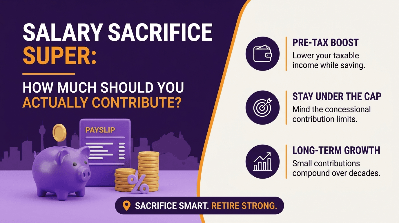 Salary Sacrifice Super: How Much Should You Actually Contribute? 