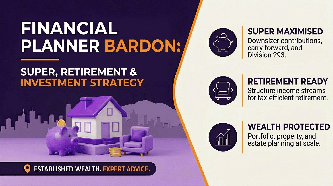 Financial Planner Bardon: Super, Retirement & Investment Strategy