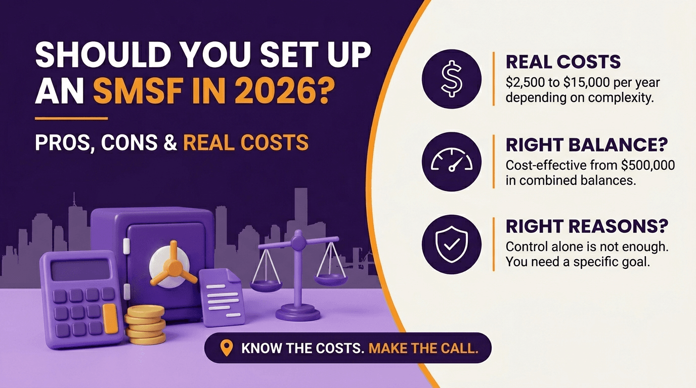 Should You Set Up an SMSF in 2026? Pros, Cons & Real Costs