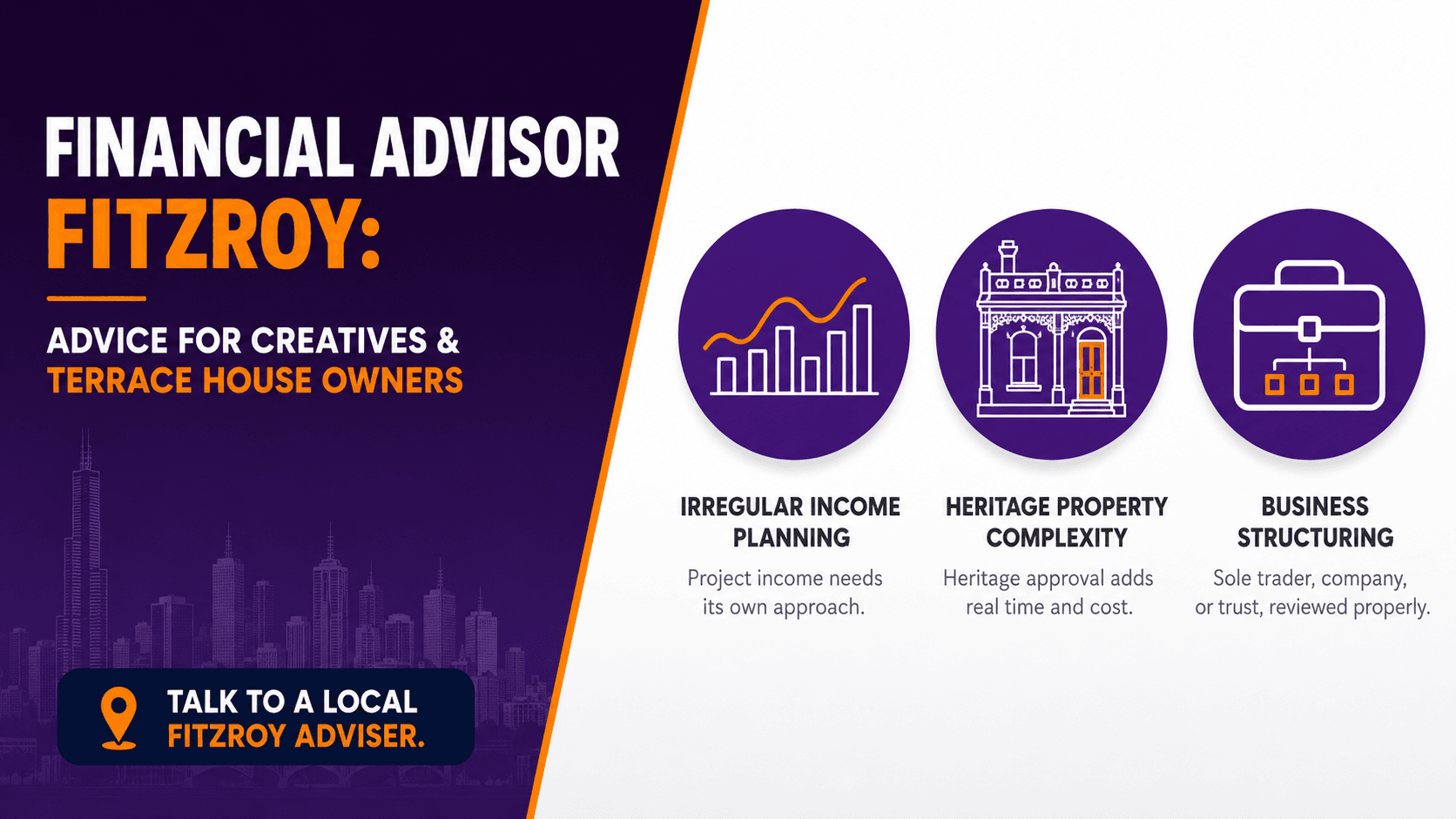 Financial Advisor Fitzroy Melbourne: Advice for Inner-City Creatives and Terrace House Owners