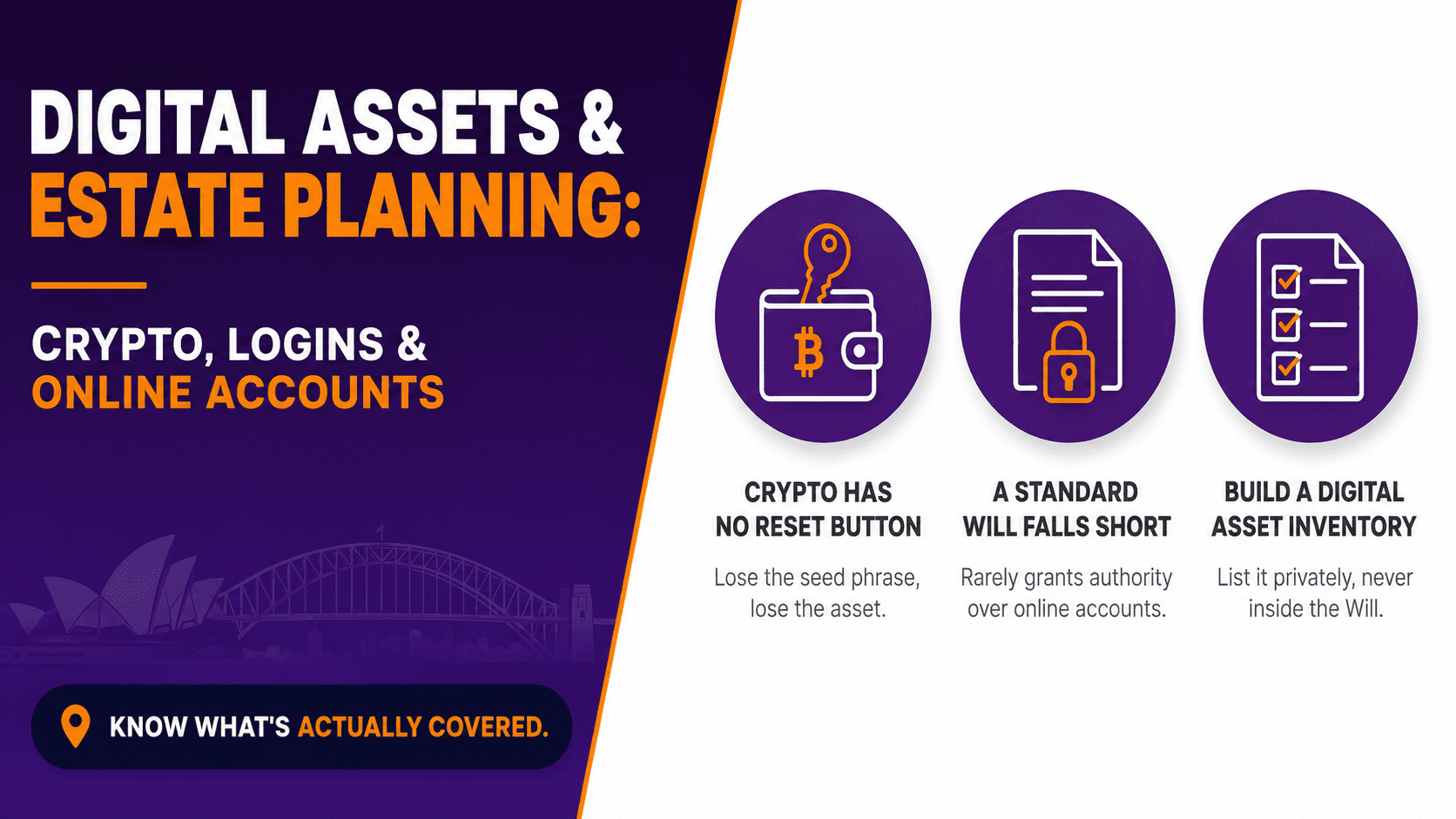 Digital Assets and Estate Planning: Crypto, Logins, and Online Account