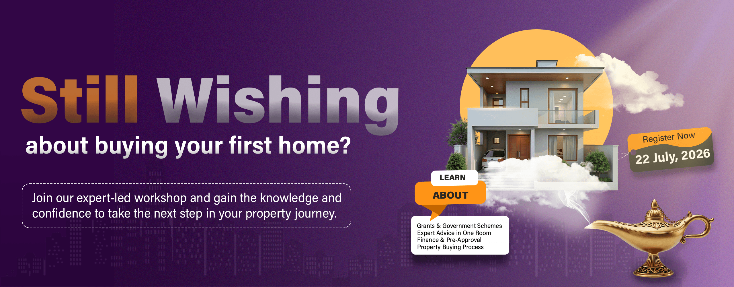 First Home Buyers Workshop poster