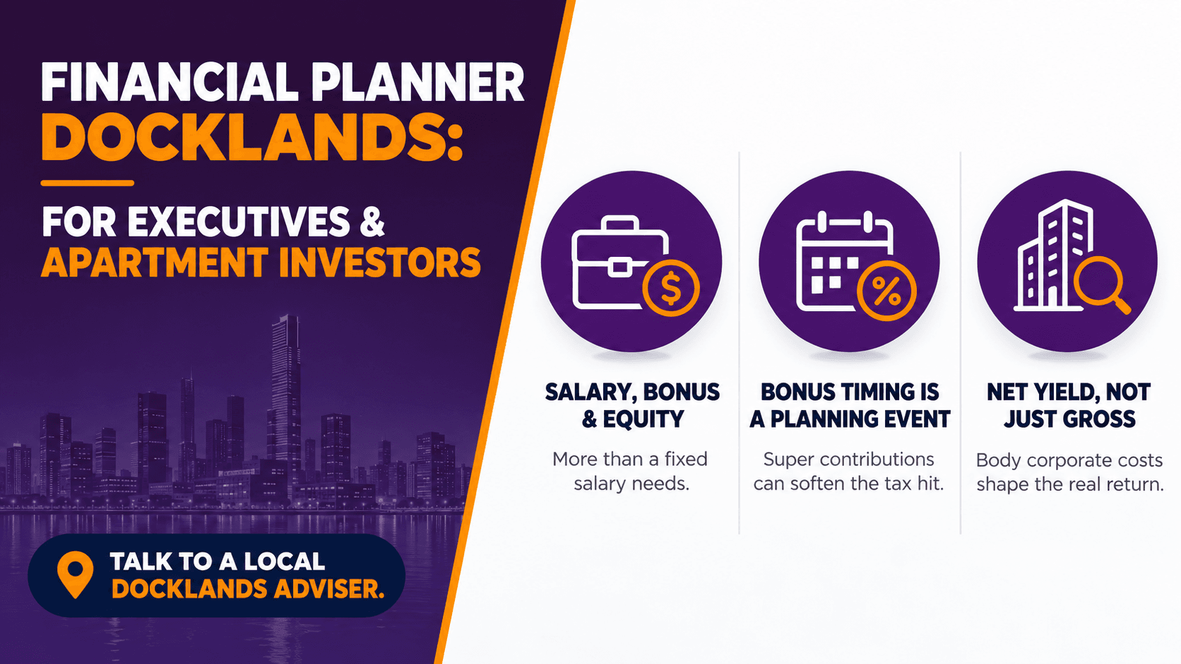 Financial Planner Docklands Melbourne: Advice for Corporate Professionals and Apartment Investors