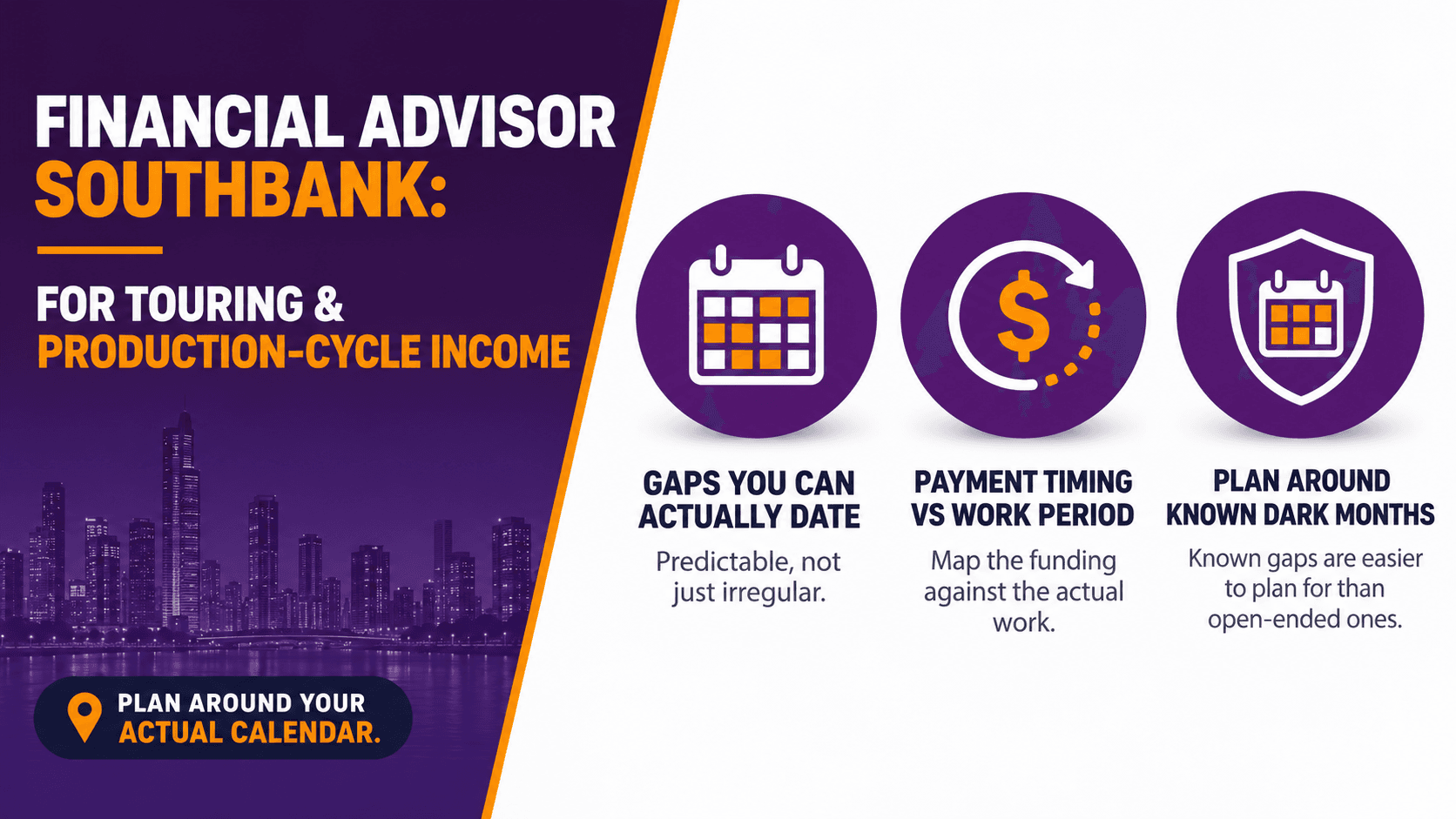 Financial Advisor Southbank Melbourne: Advice for Touring and Production-Cycle Income
